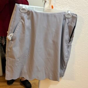 Coolibar Women's Light Gray Pencil Skirt